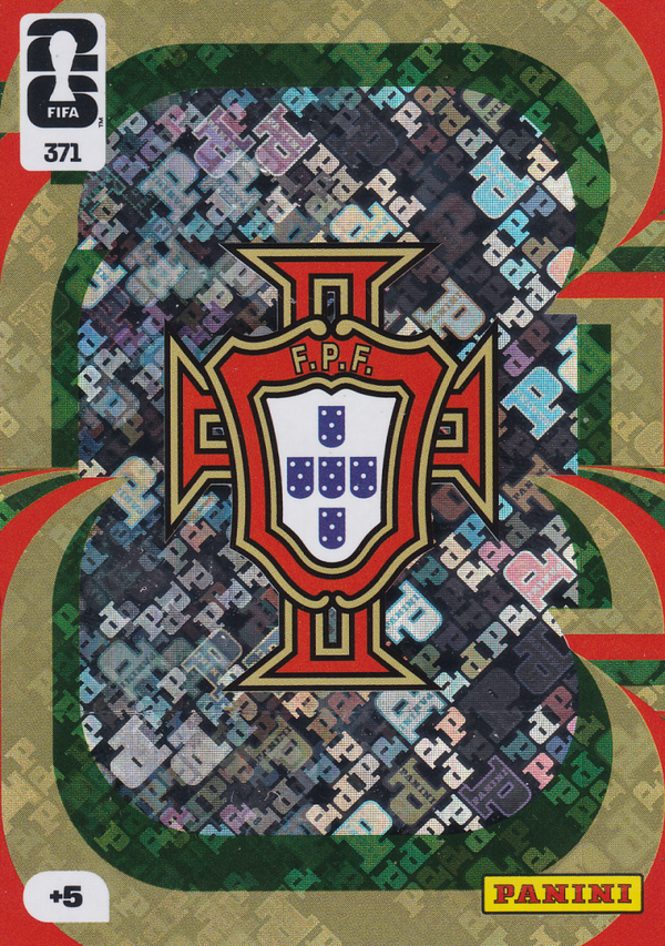 Portugal - Panini WM 2026 - Team Crest - Vereinslog Glitzer - Nr. 371