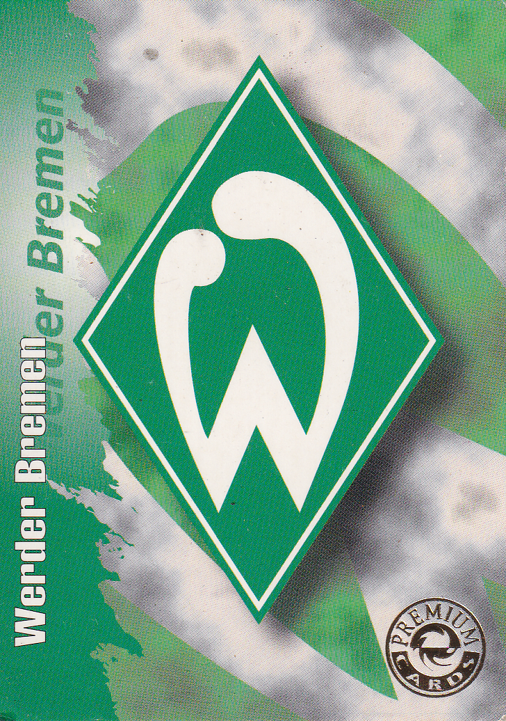 SV Werder Bremen - Panini Premium Card 1996 - Vereinslogo - Nr. T5