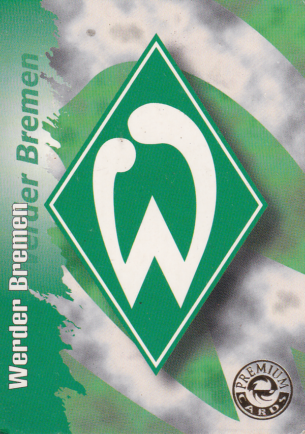 SV Werder Bremen - Panini Premium Card 1996 - Vereinslogo - Nr. T5