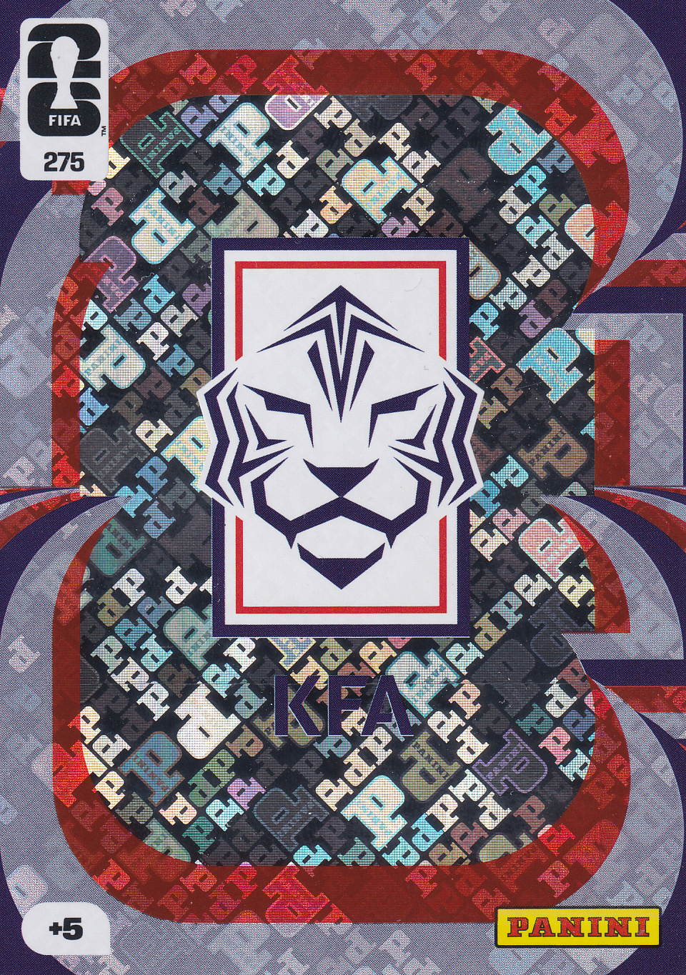 Südkorea - Panini WM 2026 - Team Crest - Vereinslogo - Nr. 275