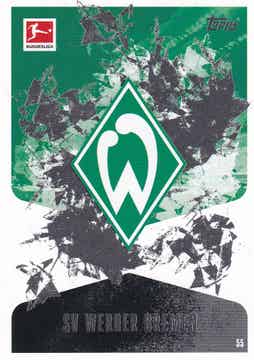 SV Werder Bremen / Topps Match Attax 2024 / Vereinslogo / Nr. 55