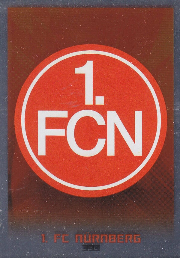 1.FC Nürnberg - Topps Match Attax 2009 - Vereinslogo Glitzer - Nr. 393