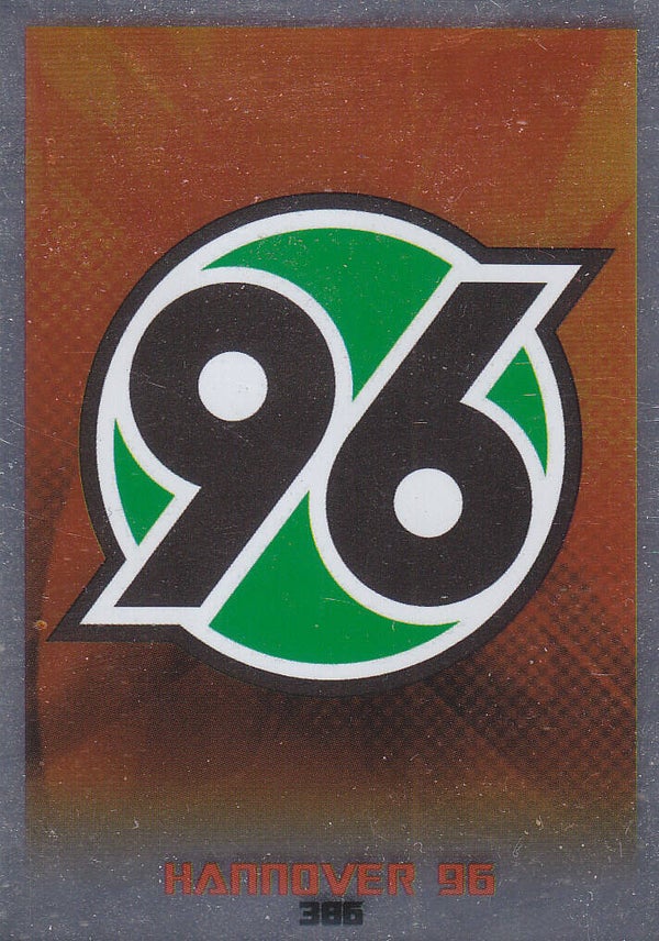 Hannover 96 / Topps Match Attax 2009 / Vereinslogo Glitzer / Nr. 385