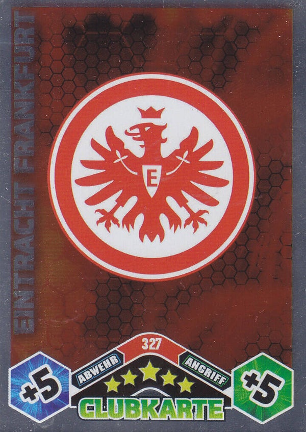 Eintracht Frankfurt / Topps Match Attax 2010 / Vereinslogo Glitzer / Nr. 327