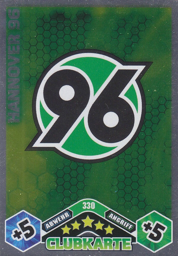 Hannover 96 / Vereinslogo / Topps Match Attax 2010 / Karten Nr. 330