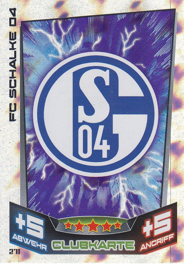 FC Schalke 04 / Topps Match Attax 2013 / Vereinslogo / Nr. 271