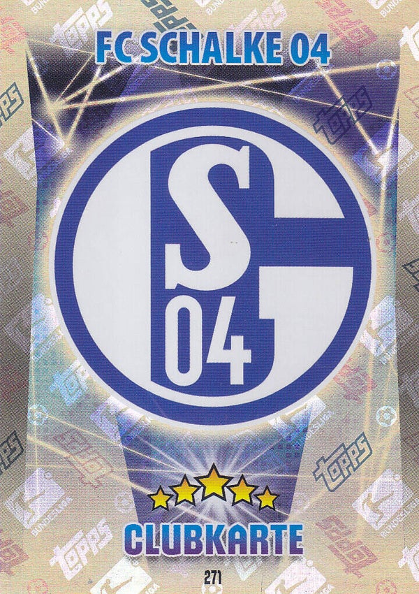 FC Schalke 04 / Topps Match Attax 2015 / Vereinslogo / Nr. 271