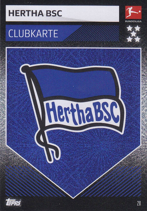 Hertha BSC Berlin / Topps Match Attax 2019 / Vereinslogo / Nr. 28