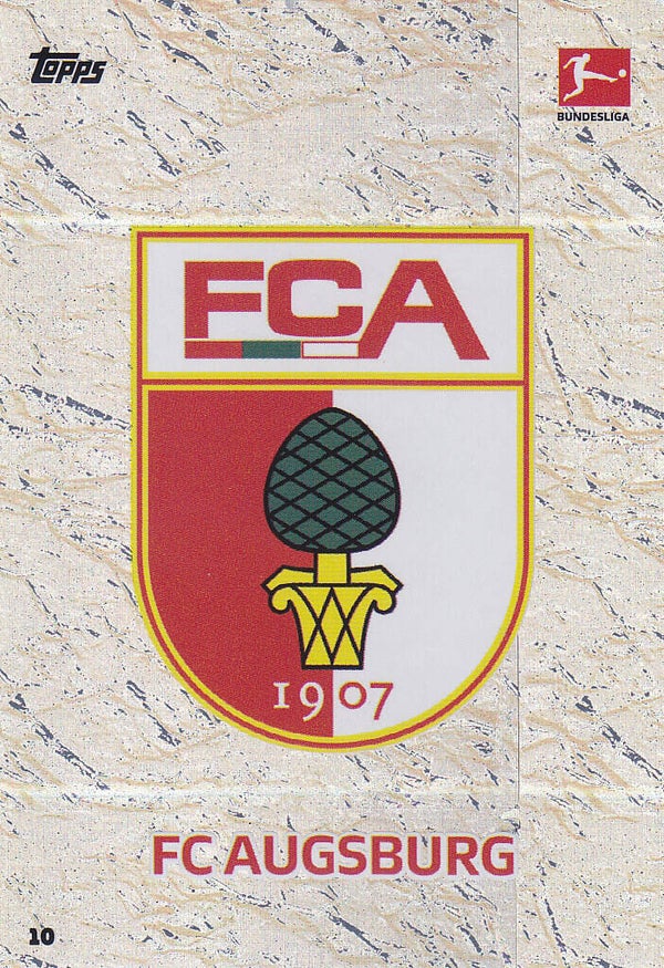 FC Augsburg / Topps Match Attax 2020 / Vereinslogo Glitzer / Nr.10