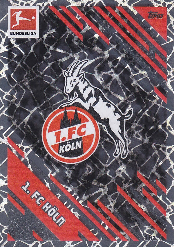 1.FC Köln Vereinslogo 2022 Glitzer Nr.181