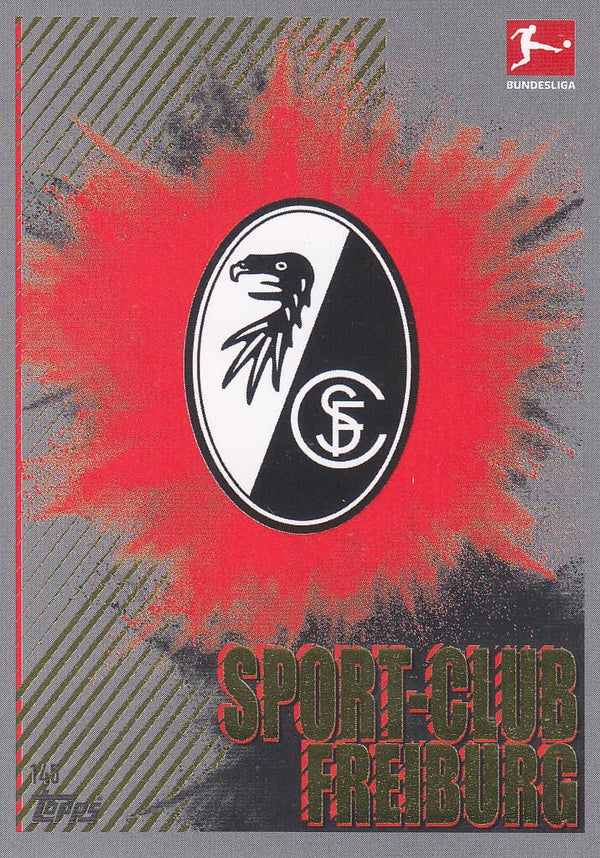 SC Freiburg / Topps Match Attax 2023 / Vereinslogo Glitzer / Nr.145