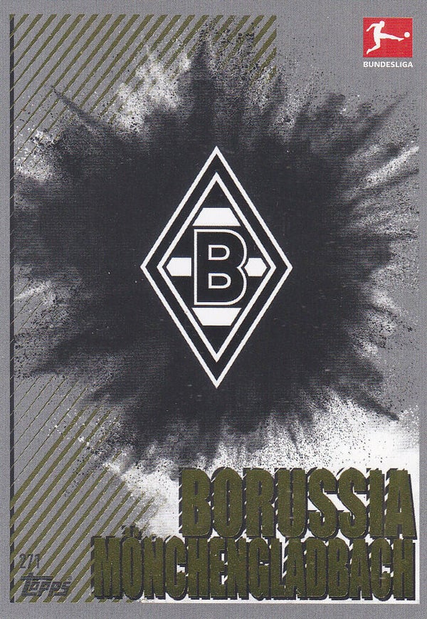 Borussia Mönchengladbach / Topps Match Attax 2023 / Vereinslogo Glitzer / Nr.271