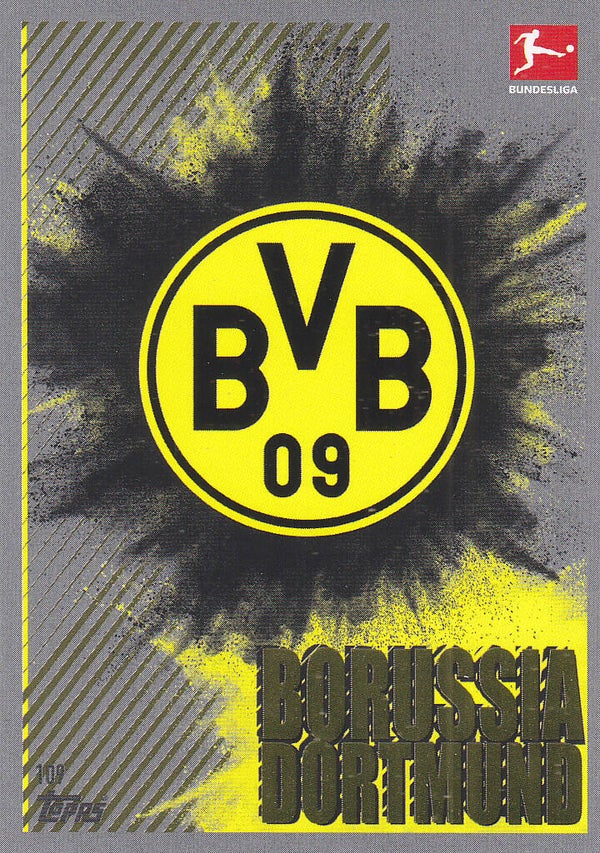 Borussia Dortmund / Topps Match Attax 2023 / Vereinslogo / Glitzer / Nr.109