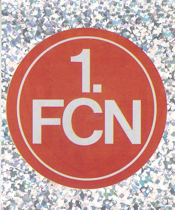 1.FC Nürnberg - Panini Bundesliga 2004 - Vereinslogo - Glitzer - Nr.385