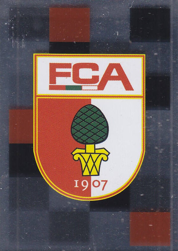 FC Augsburg / Topps Bundesliga 2018 / Vereinslogo Glitzer Bild / Nr. 4