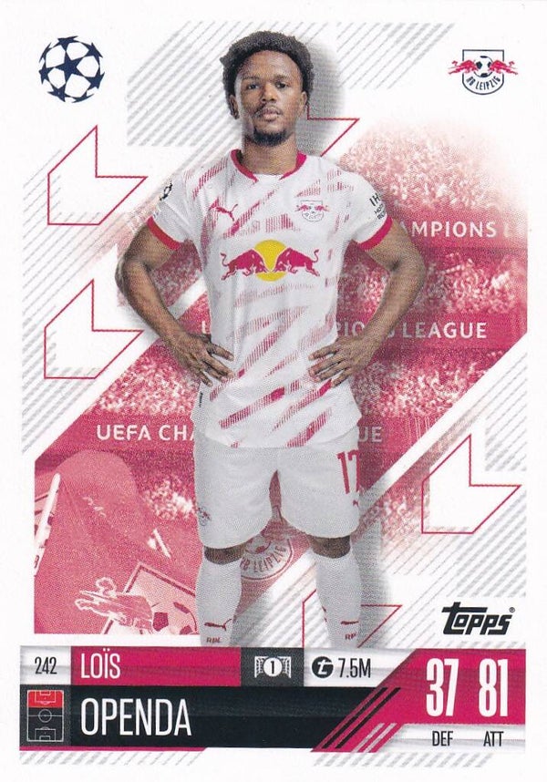 Lois Openda - RB Leipzig - Topps Champions League 2024 - Basis Karte - Nr. 242