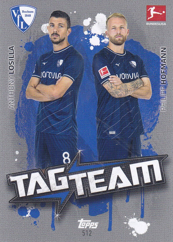 Anthony Losilla & Philipp Hofmann / Topps Match Attax Extra 2023 / Tag Team / Nr.512