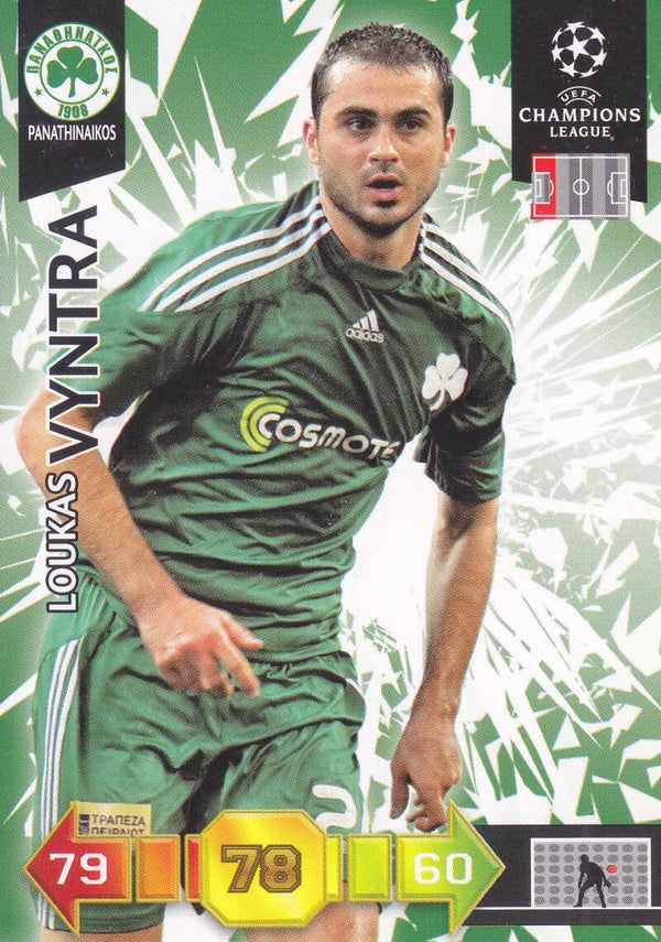 Loukas Vyntra / Panathinaikos Athen / Panini Champions League 2010 / Nr. 210