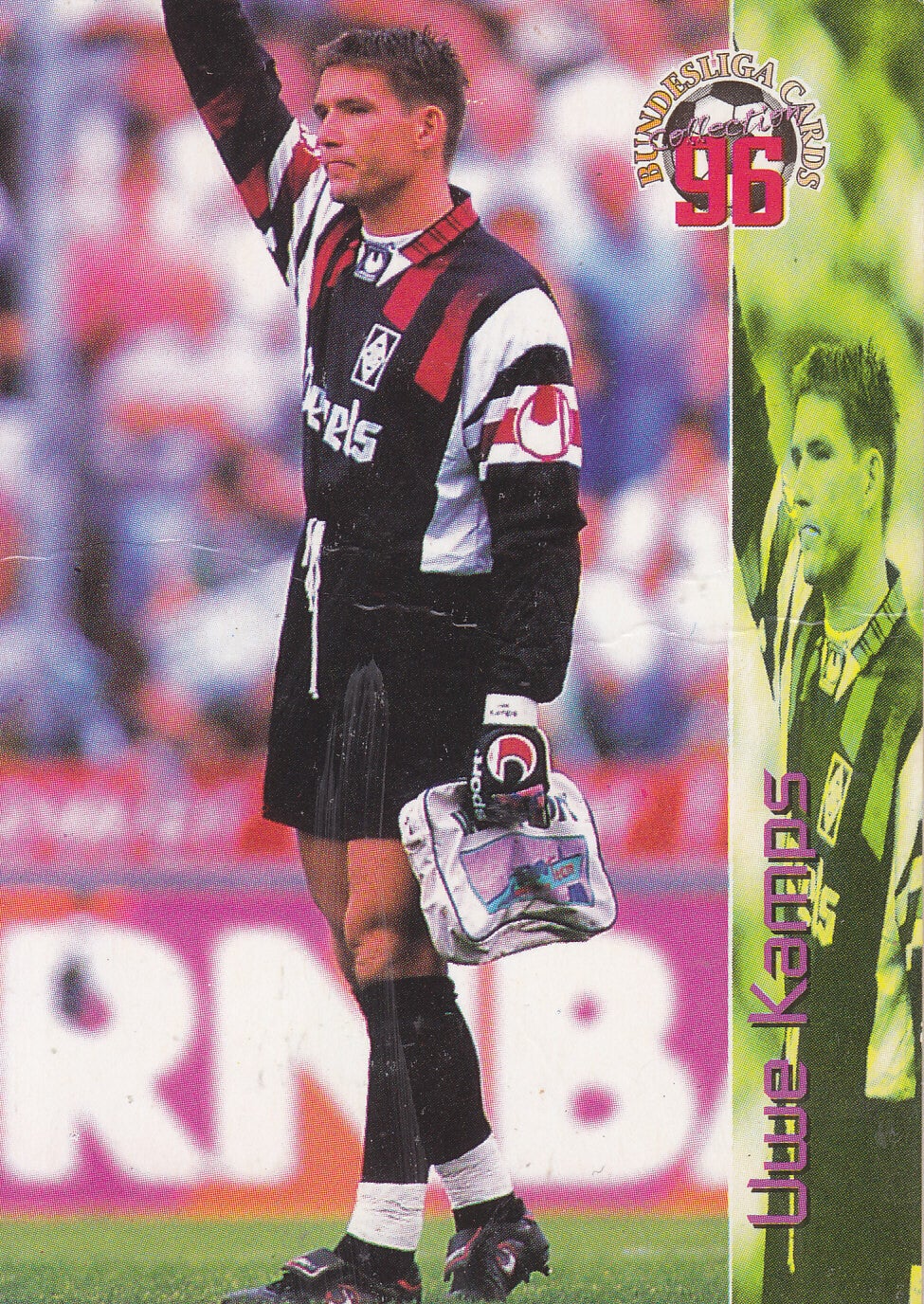 Uwe Kamps / Borussia Mönchengladbach / Panini 1996 / Basis Karte Nr.40