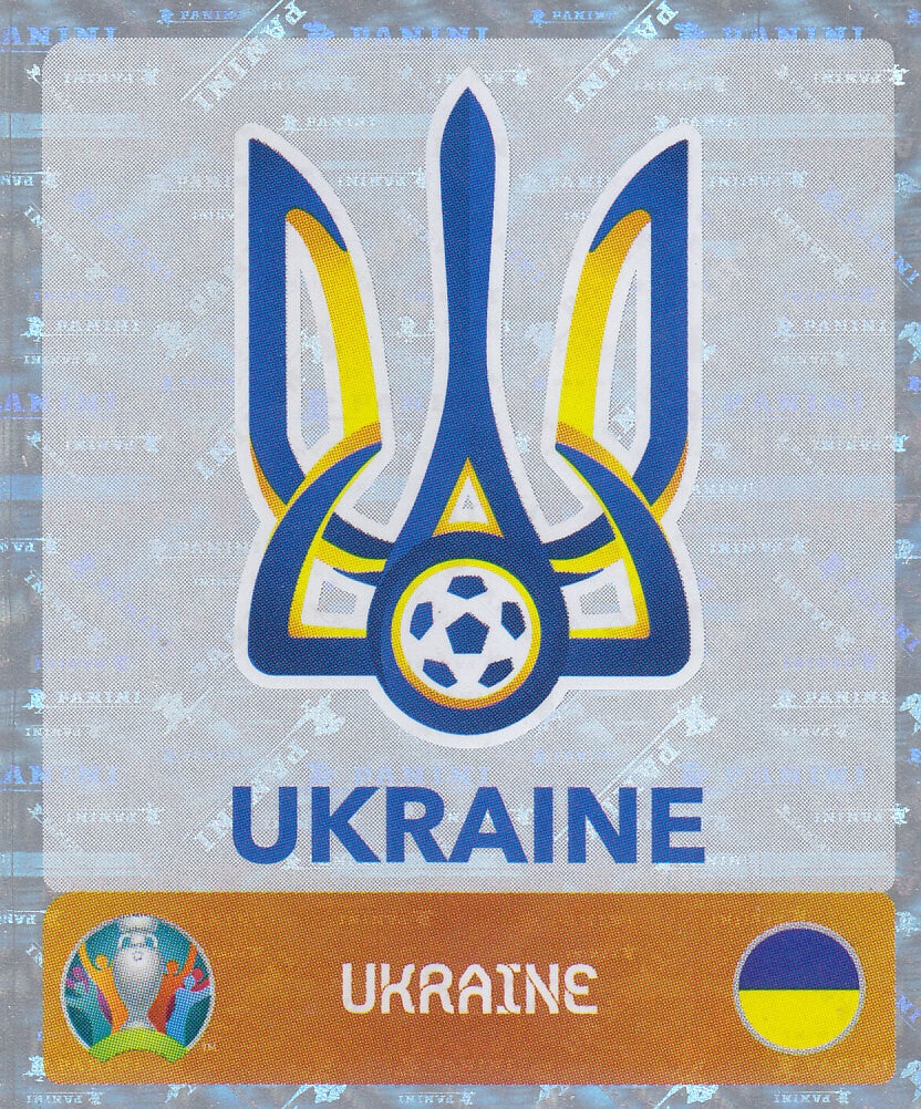 Ukraine / Panini EM 2020 Vereinslogo / Glitzerbild / Nr.322