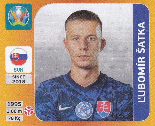 Lubomir Satka / Slowakei / Panini EM 2020 / Basis Bild / Nr.498