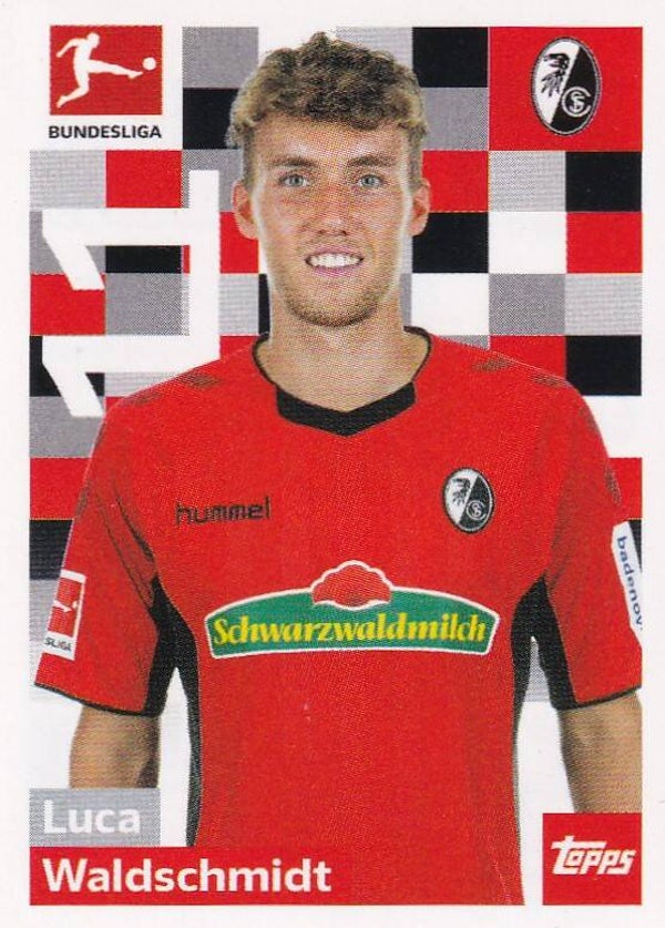 Luca Waldschmidt - SC Freiburg - Topps Bundesliga 2018 - Basis Bild - Nr. 106