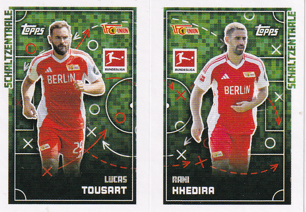 Lucas Tousart & Rani Khedira - 1.FC Union Berlin - Schaltzentrale - Nr. 47 Nr. 48