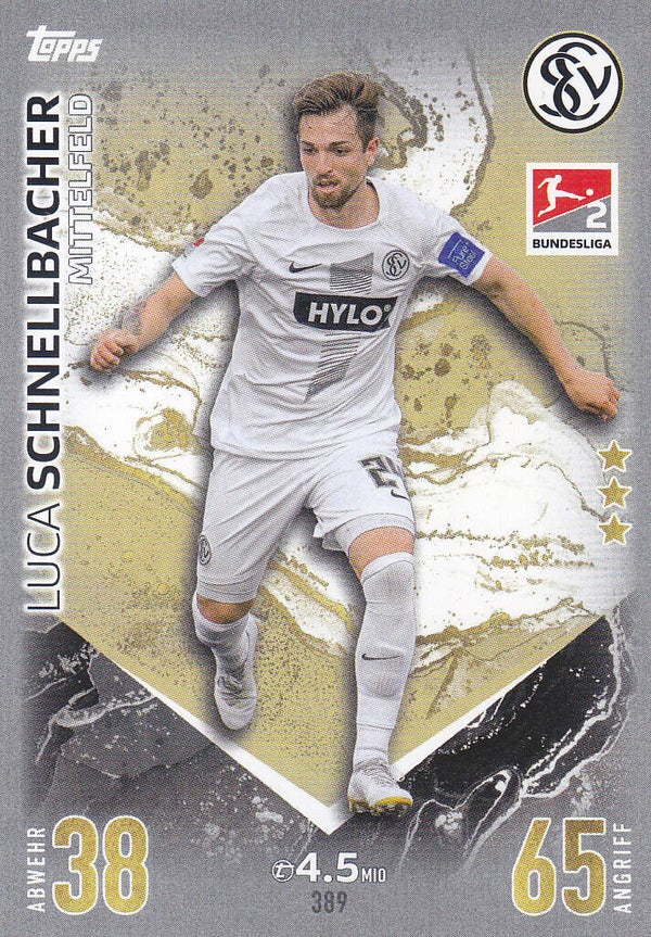 Luca Schnellbacher - SV Elversberg - Topps Match Attax 2023 - Basis Karte - Nr.389
