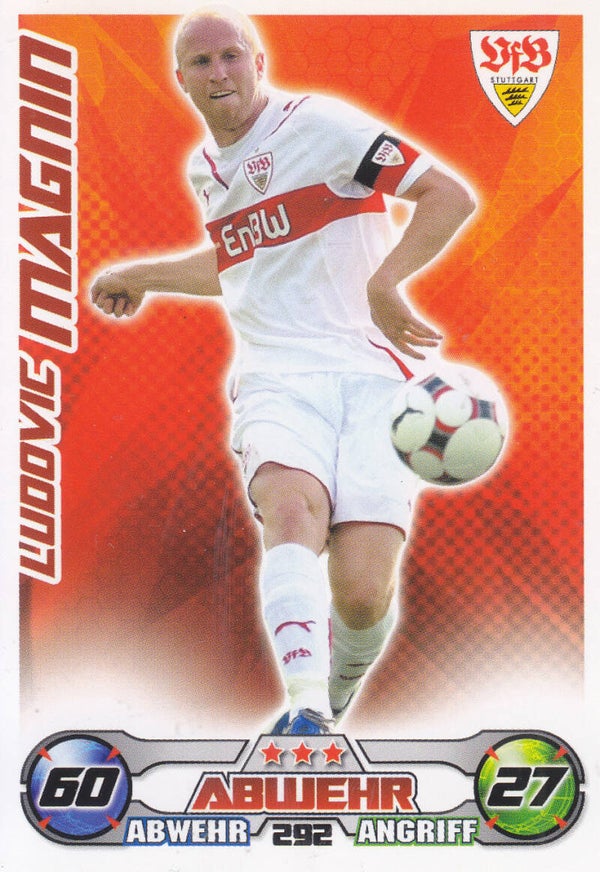 Ludovic Magnin / VFB Stuttgart / Topps Match Attax 2009 / Basis Karte / Nr.292