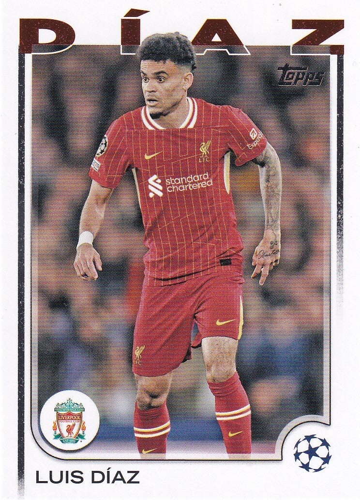Luis Diaz - FC Liverpool - Topps Uefa Competitions Soccer 2024 - Nr. 169