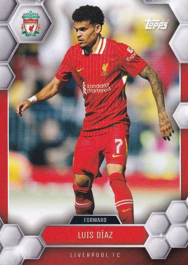 Luis Diaz - FC Liverpool - Topps Fan Set 2024 - Basis Karte - Nr. 16