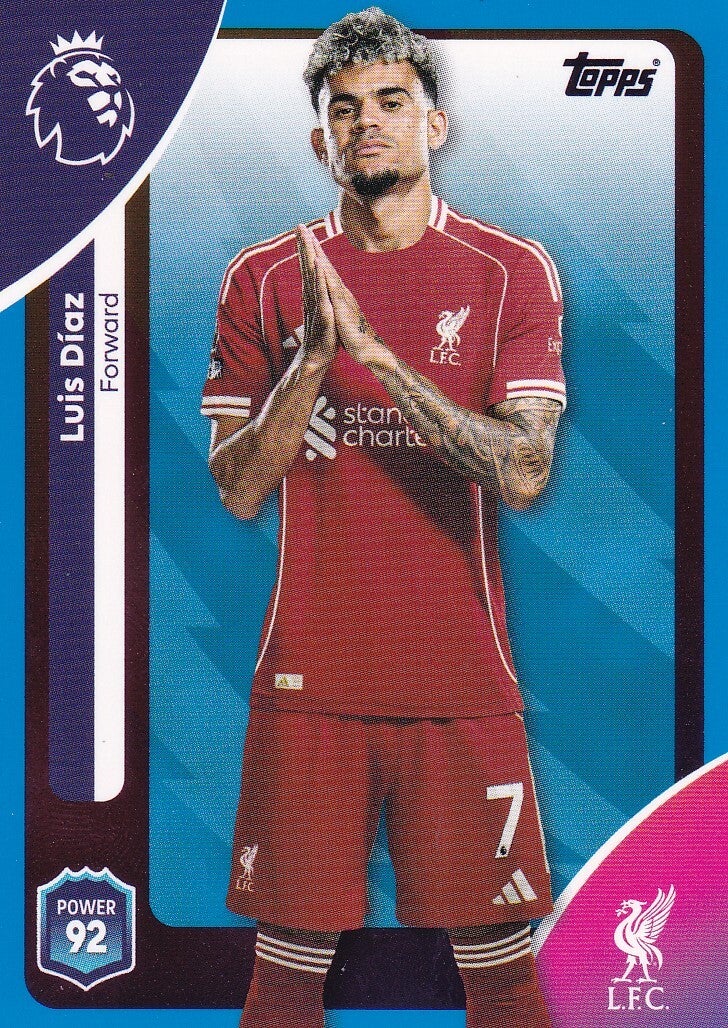 Luis Diaz - FC Liverpool - Topps Premier League 2026 - Basis Karte - Nr. 173