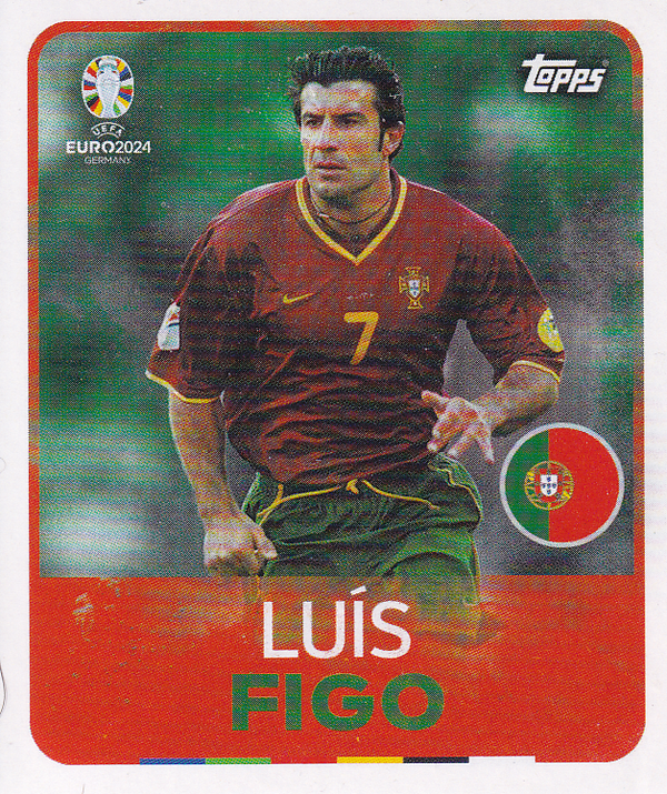 Luis Figo - Portugal - Topps EM 2024 - Legends - Nr. LEG 7