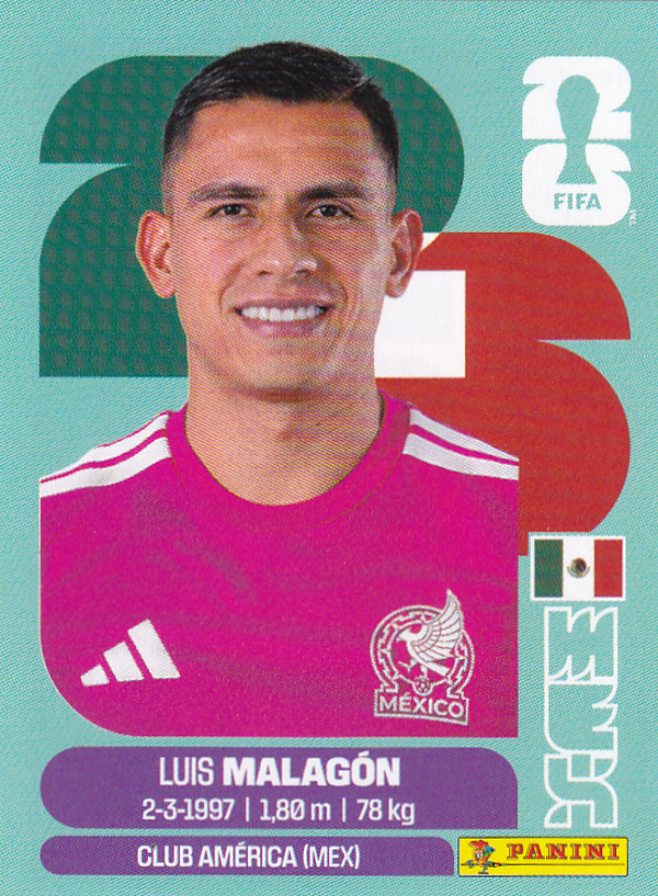 Luis Malagon - Mexico - Panini WM 2026 - Basis Bild - MEX2