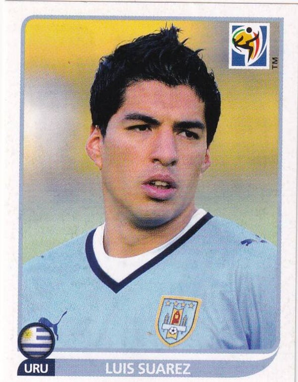 Luis Suarez - Uruquay - Panini WM 2010 - Basis Bild - Nr. 84