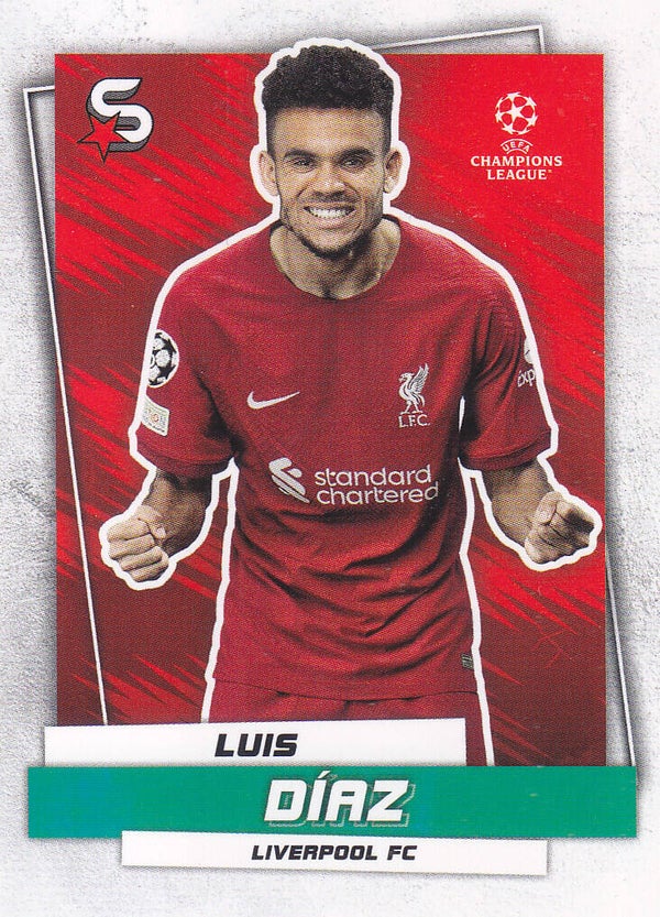 Luis Diaz / FC Liverpool / Topps Superstars 2022 / Basis Karte / Nr.17