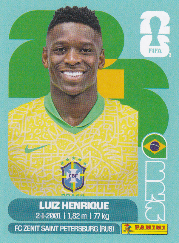Luiz Henrique - Brasilien - Panini WM 2026 - Basis Bild - BRA12