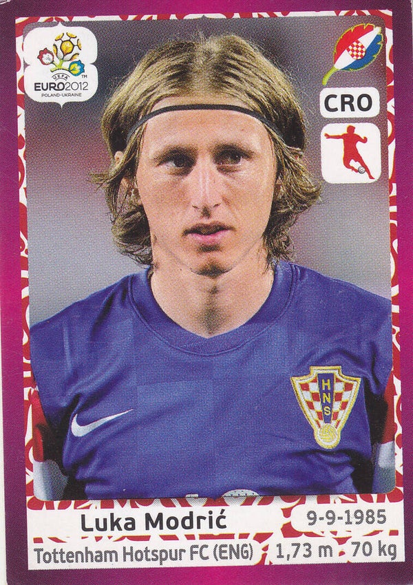 Luka Modric / Kroatien / Panini EM 2012 / Basis Bild / Nr. 387