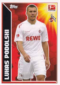 Lukas Podolski / 1.FC Köln / Topps Bundesliga 2011 / Großbild / Nr. 212