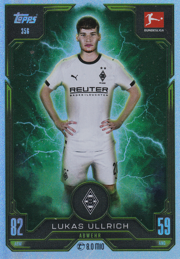 Lukas Ullrich - Borussia Mönchengladbach - Topps Match Attax 2025 - Rising Star - Nr. 356