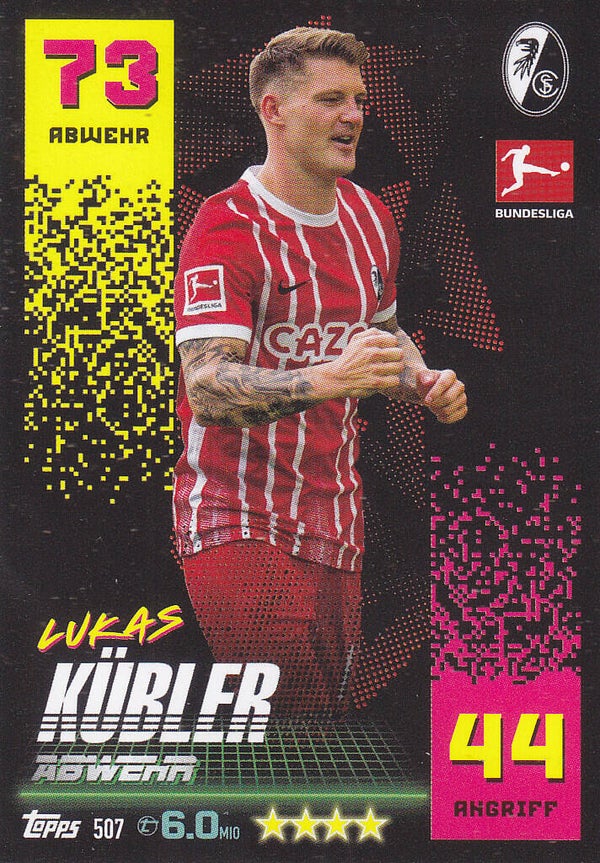 Lukas Kübler SC Freiburg Basis Karte Nr.507