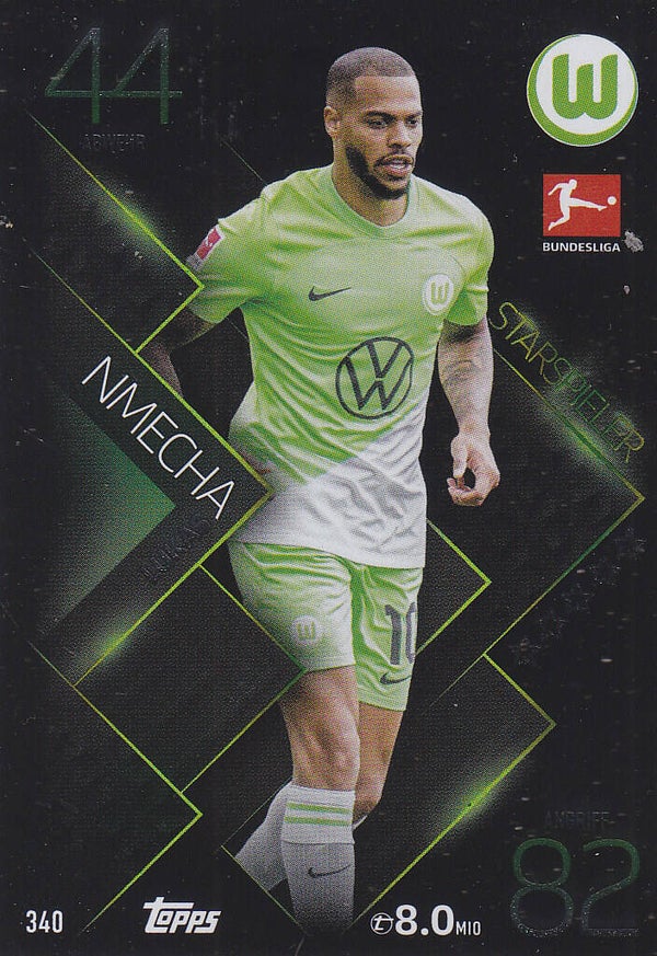 Lukas Nmecha / VFL Wolfsburg / Topps Match Attax 2023 / Star-Spieler / Nr.340