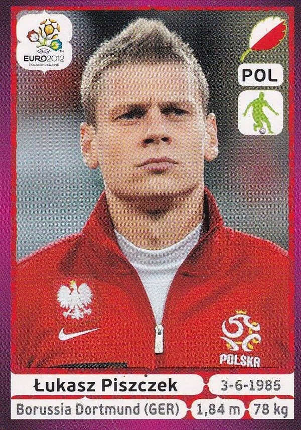 Lukasz Piszczek / Polen / Panini EM 2012 / Basis Bild / Nr. 59