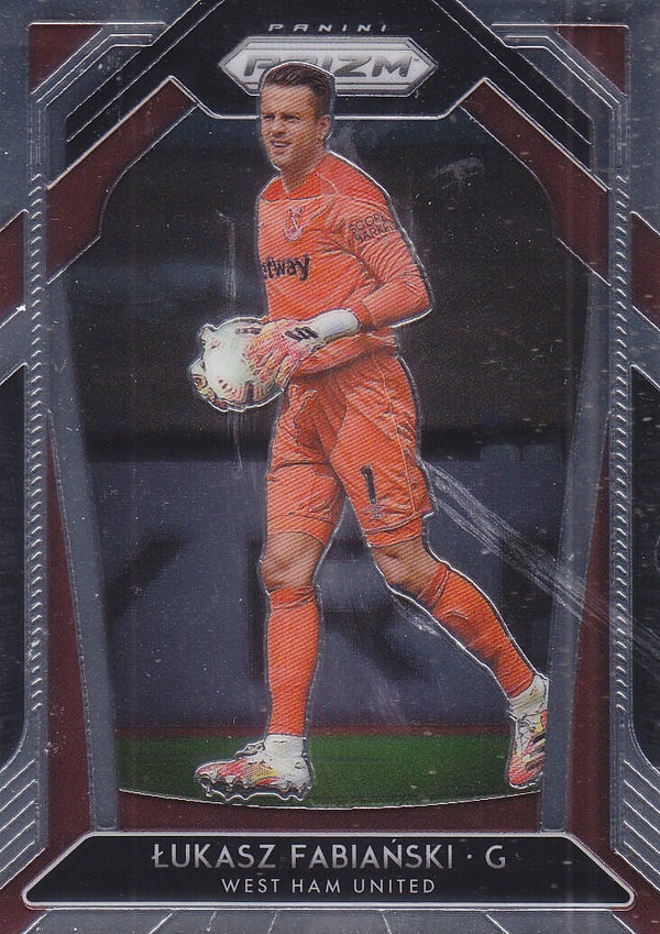 Lukasz Fabianski / Westham United / Panini Prizm Premier League 2020 / Basis Karte / Nr.181