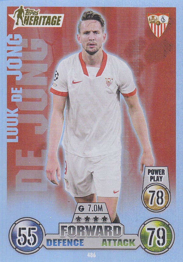 Luuk de Jong / FC Sevilla / Topps Champions League 2021 / Heritage / Nr. 486