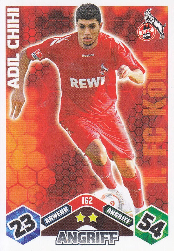 Adil Chihi / 1.FC Köln / Topps Match Attax 2010 / Basis Karte / Nr. 162