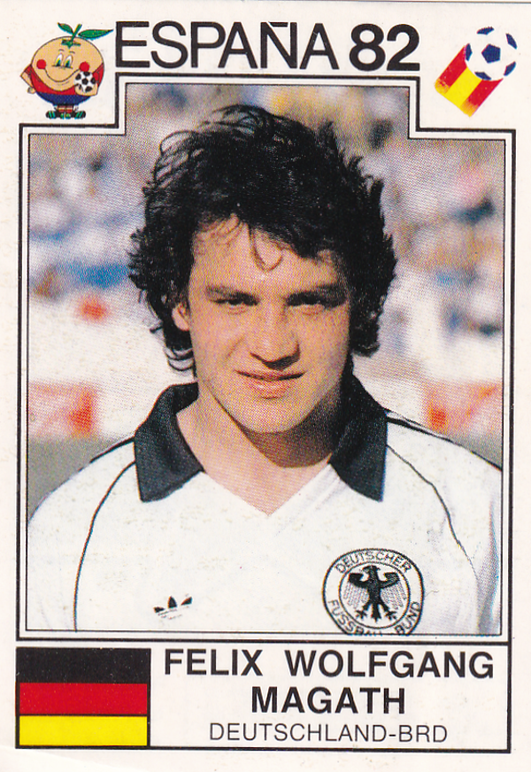 Felix Wolfgang Magath - Deutschland - Panini Sorics World Cup Story - WM 1982 Spanien - Nr. 153