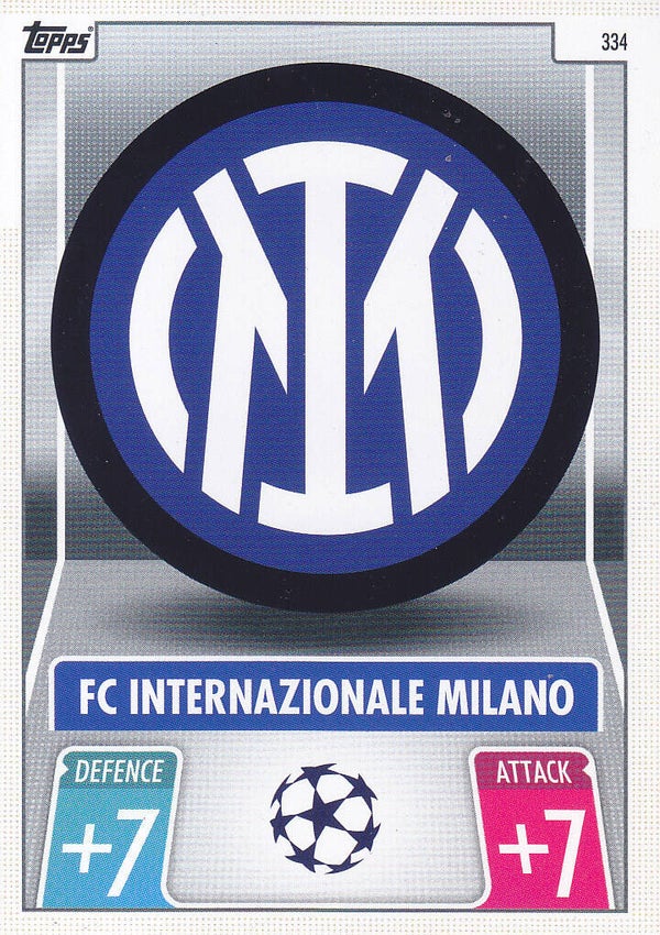 Inter Mailand / Topps Champions League 2021 / Vereinslogo Karte / Nr.334