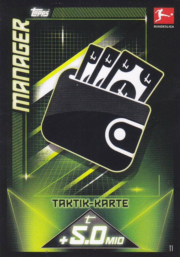 Taktik Karte / Topps Match Attax 2019 / Manager / Nr. T1