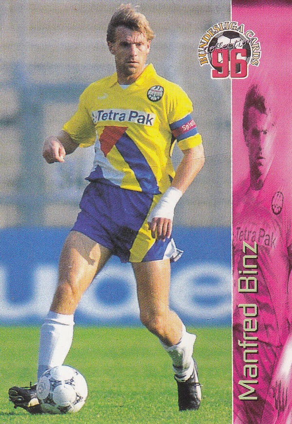 Manfred Binz / Eintracht Frankfurt / Panini Bundesliga 1996 / Basis Karte / Nr.197